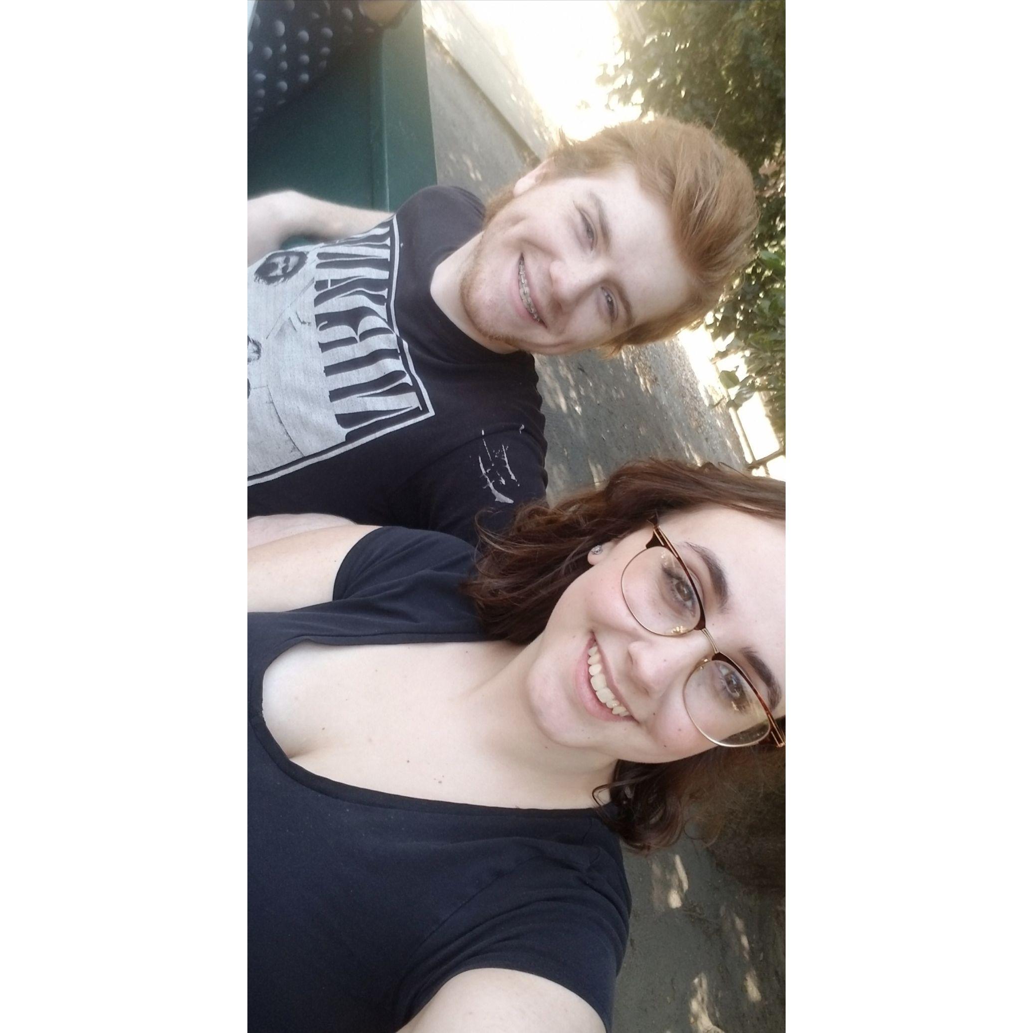 After Samantha completed her first year in the dorms at Western Oregon University, the pair saved up enough money to move in together in 2019.