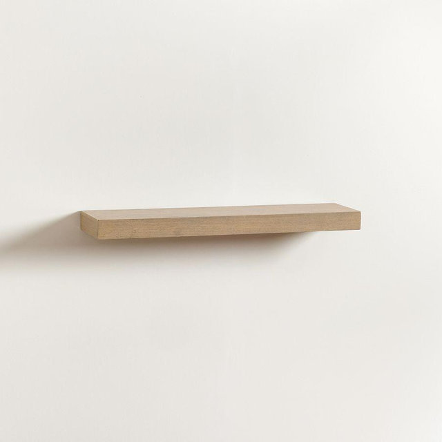 Brighton Floating Ledge, 36"W X 8"D - Gray Wash