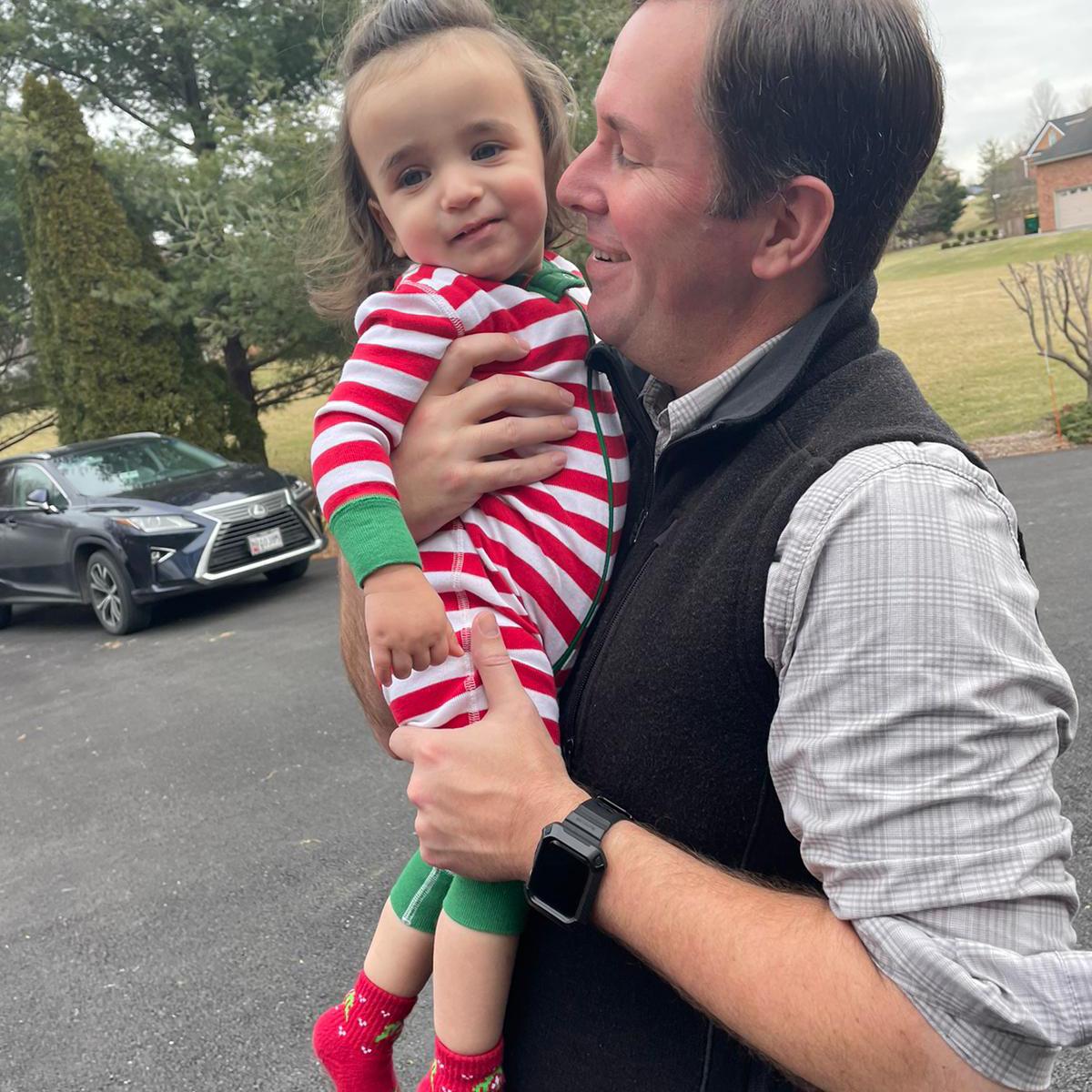 Danny with my niece, Evelyn ❤️
