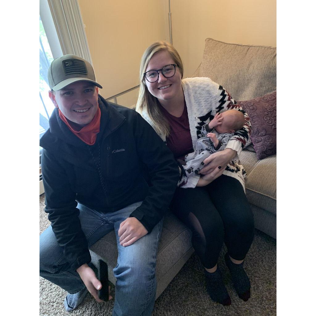 Visiting our nephew, Colter!