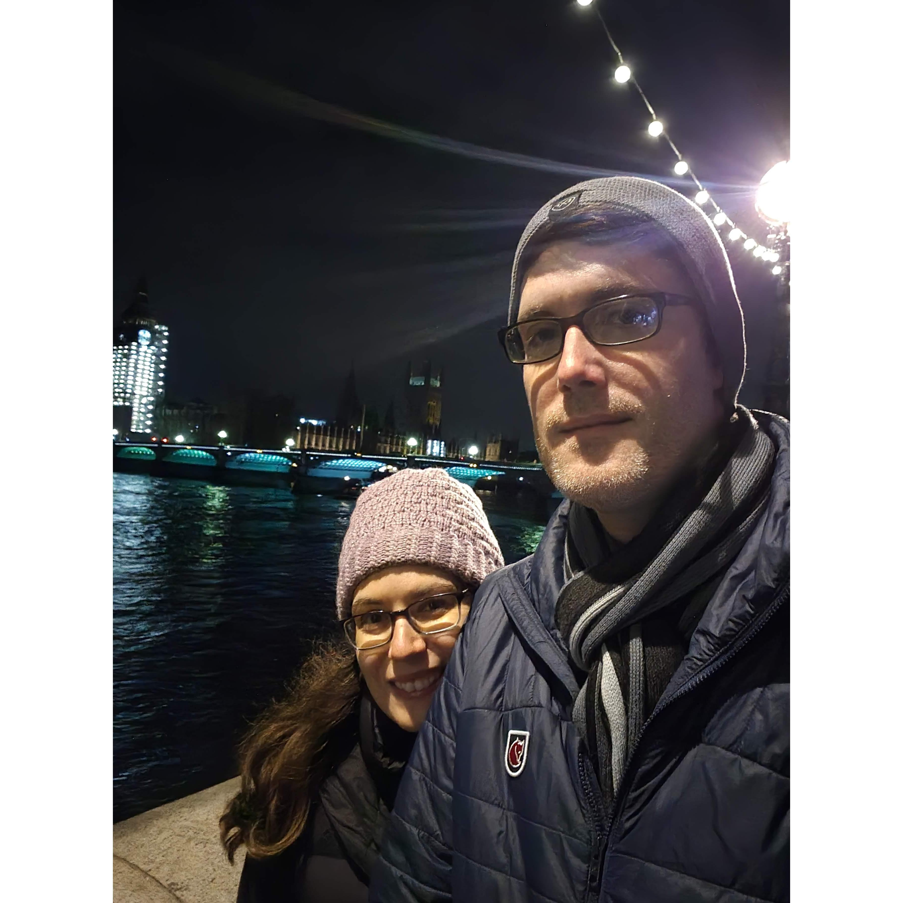 London, England - our 1st international trip together