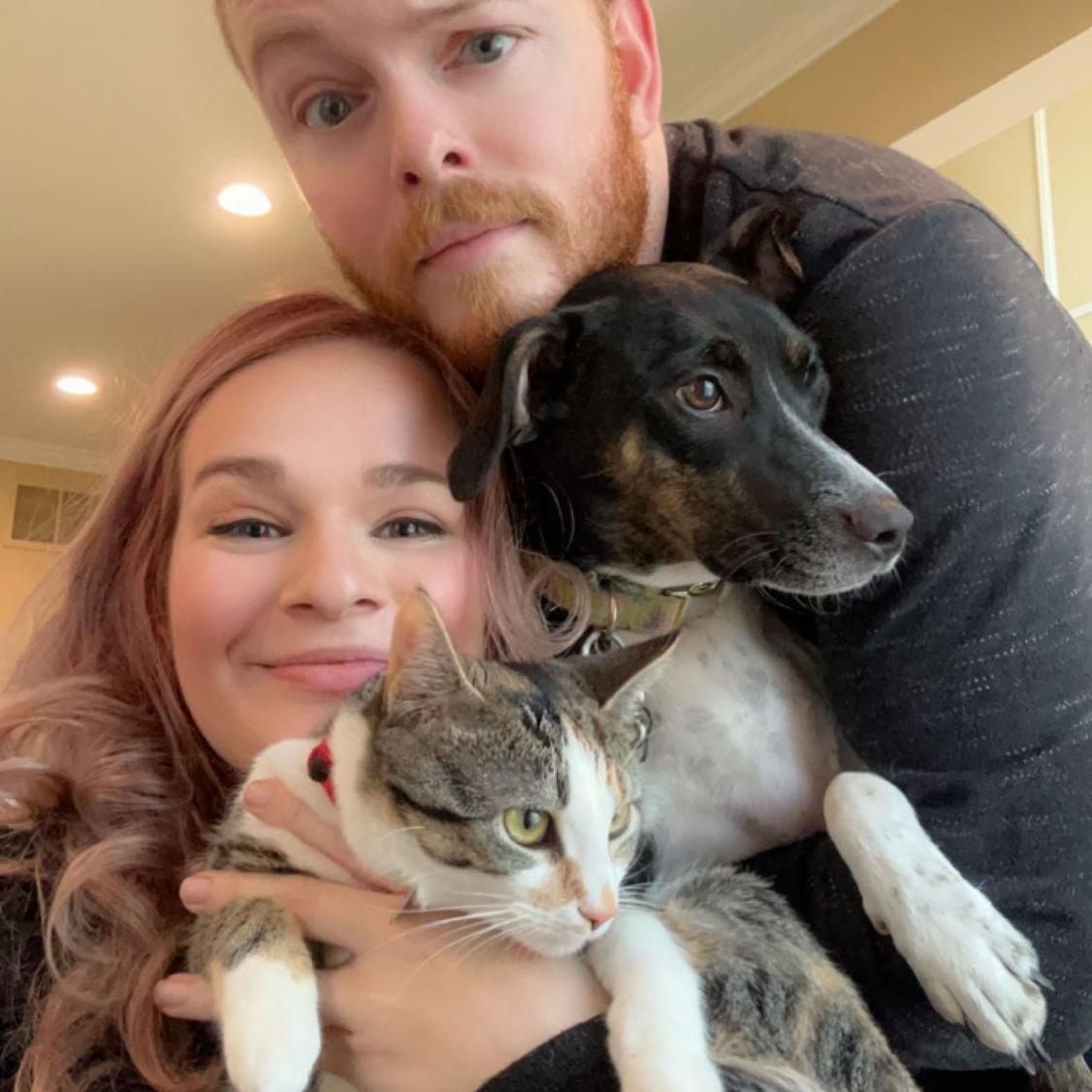 Family photo taken around Easter time!