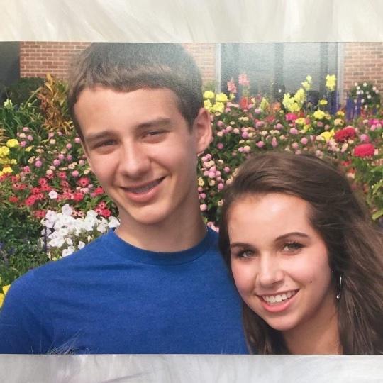 Babies! One of our first pictures together as freshmen in high school.