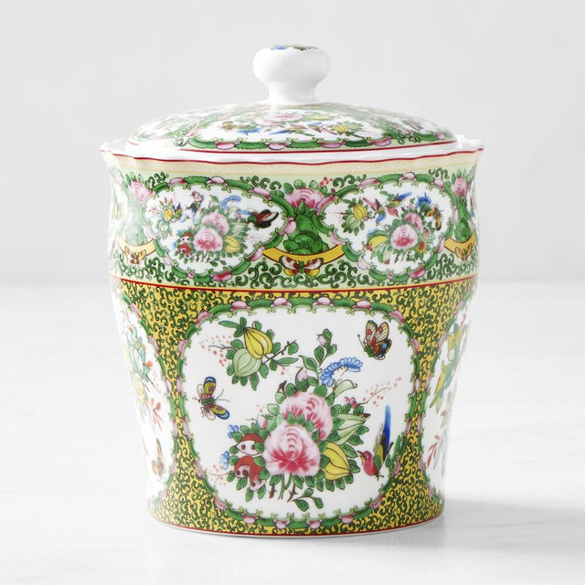 Famille Rose Porcelain Canisters, Small