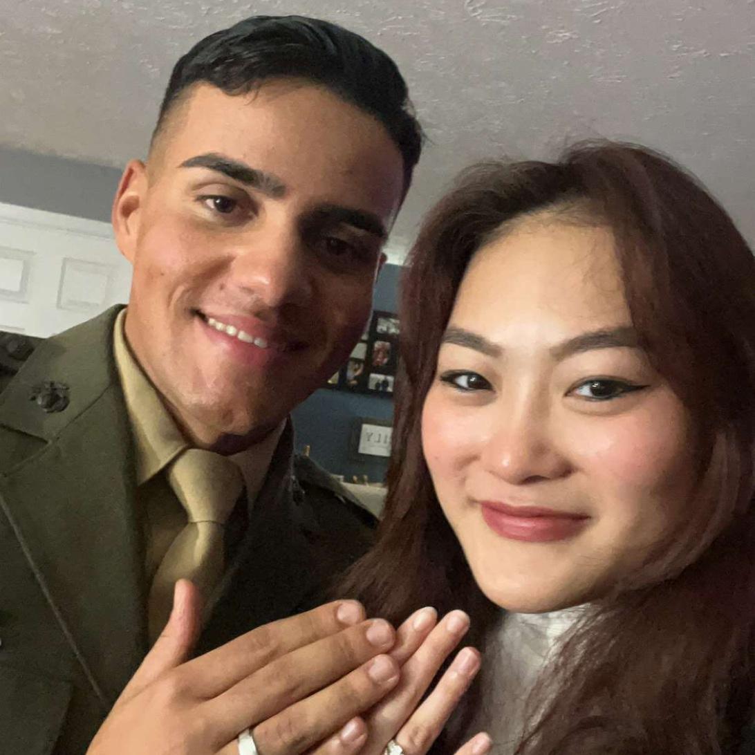 12/24/22: Us with our rings