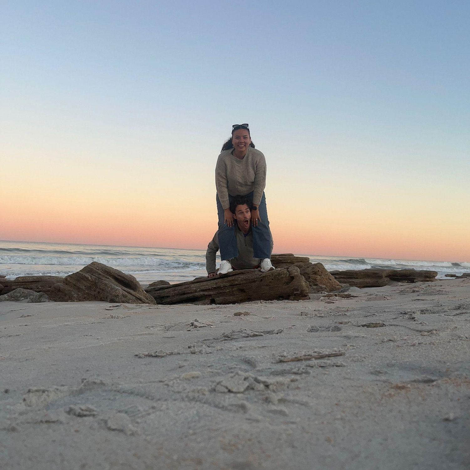 12/30/2025 
Having fun and taking silly pics at Washington Oaks State Park