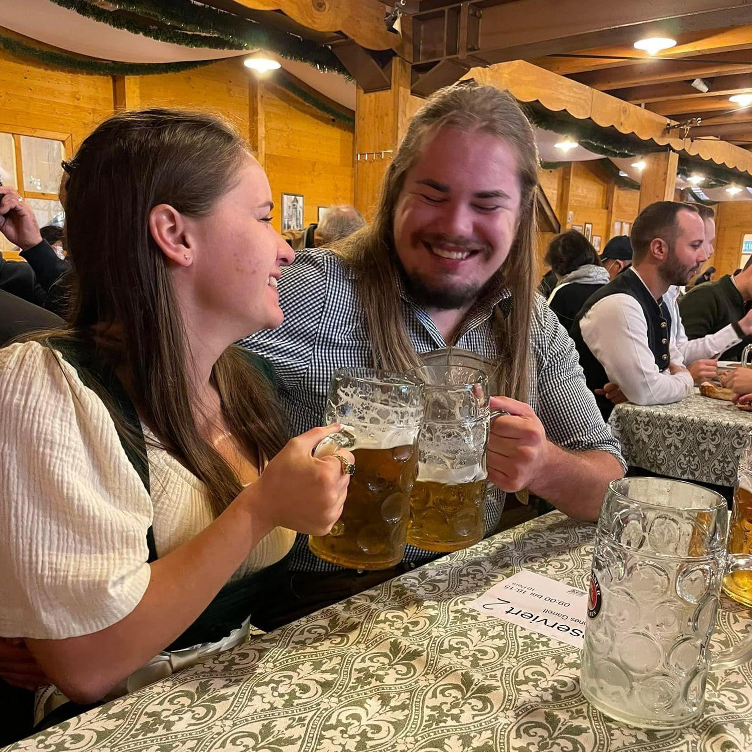 Oktoberfest! If you find Miranda and Bryan with a lot of free time, ask them about how they almost got stranded in Germany. Miranda will tell you it's a better relationship test than ikea furniture