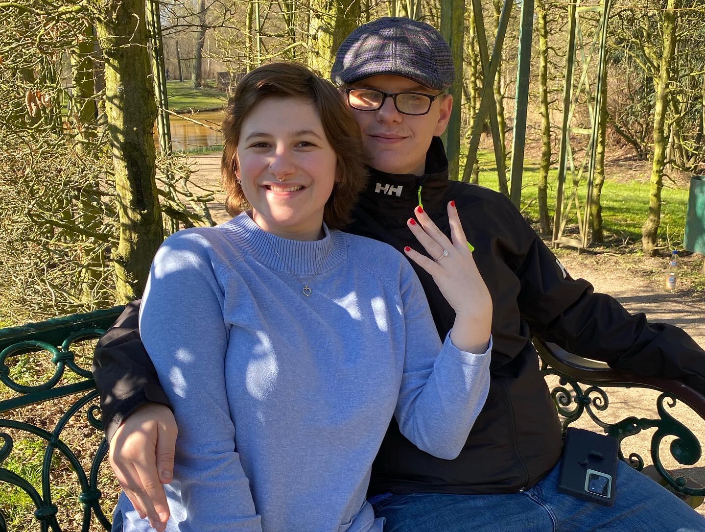 Proposal in the Bürgerpark in Bremen ❤️ March 3rd 2022