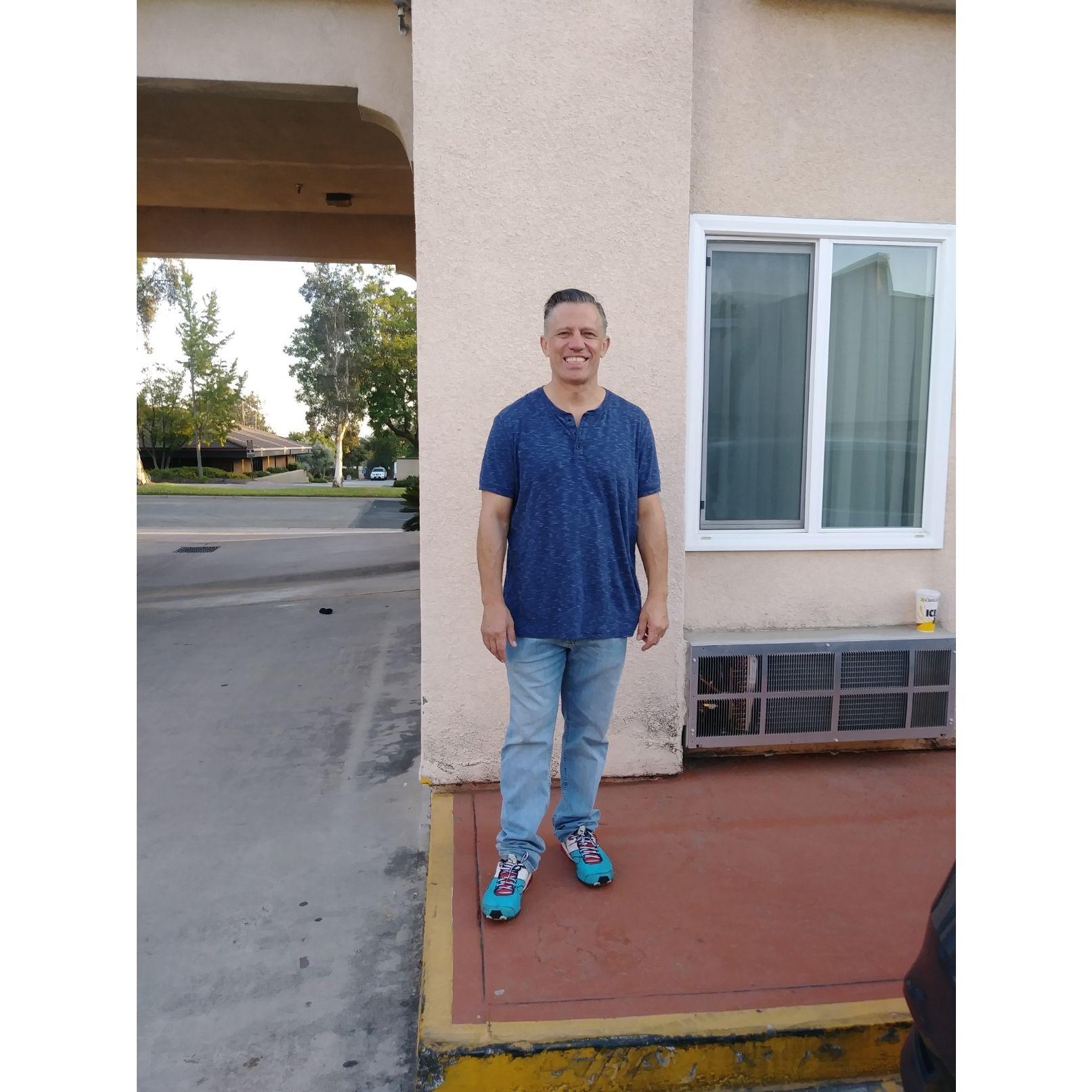 The first time I got John to smile for real in a picture.