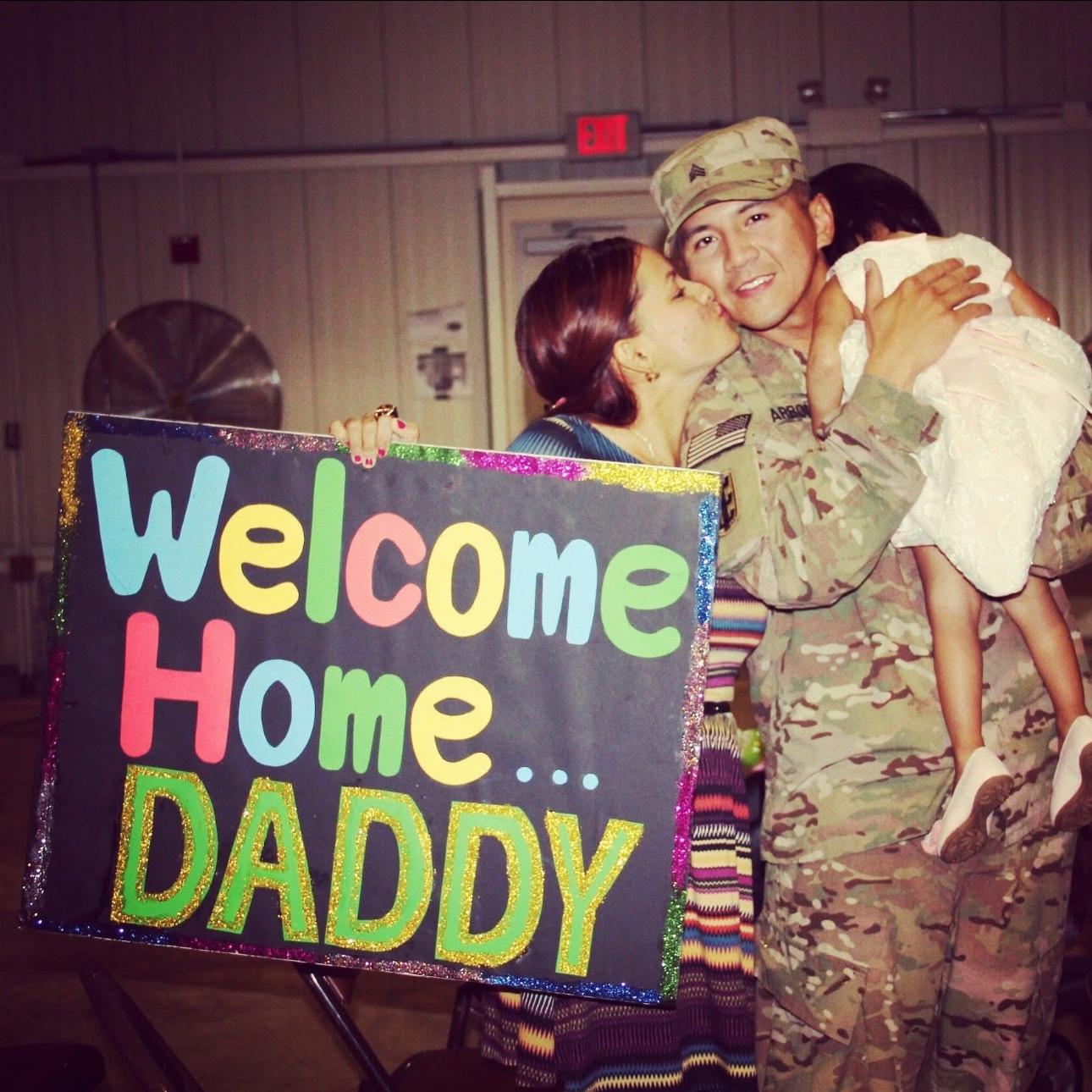 From 2013-2014 - Archie was deployed to Afghanistan. The longest 10 months of my life! He faced the weight of deployment, nearly gave it all up… but chose faith, strength and purpose instead.

On the day of homecoming, I could still remember how we waited through the wee hours to be reunited again. The long wait, the quiet hours, and the sweet moment of reunion. So happy to him back. 💕"