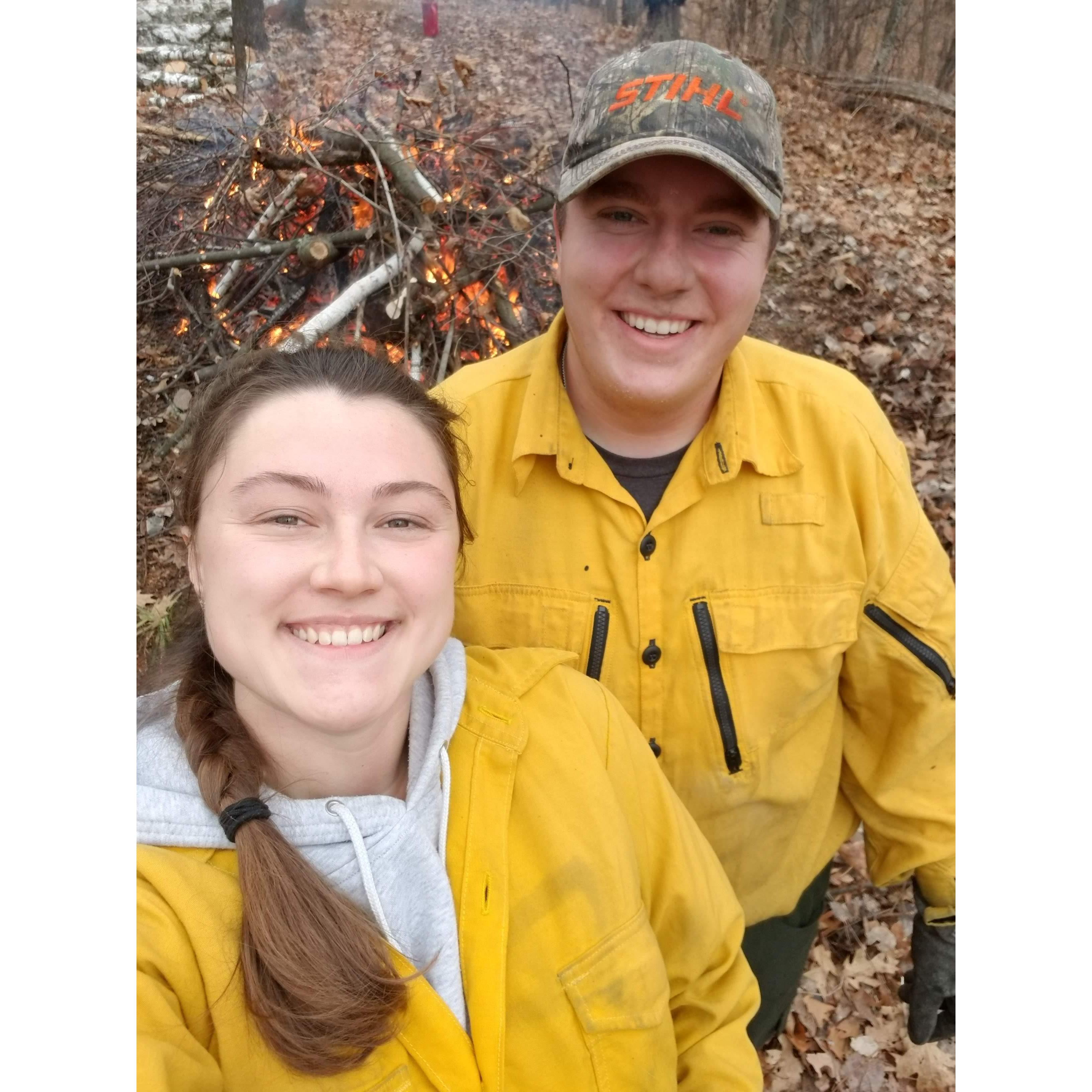 Controlled burn work weekend
