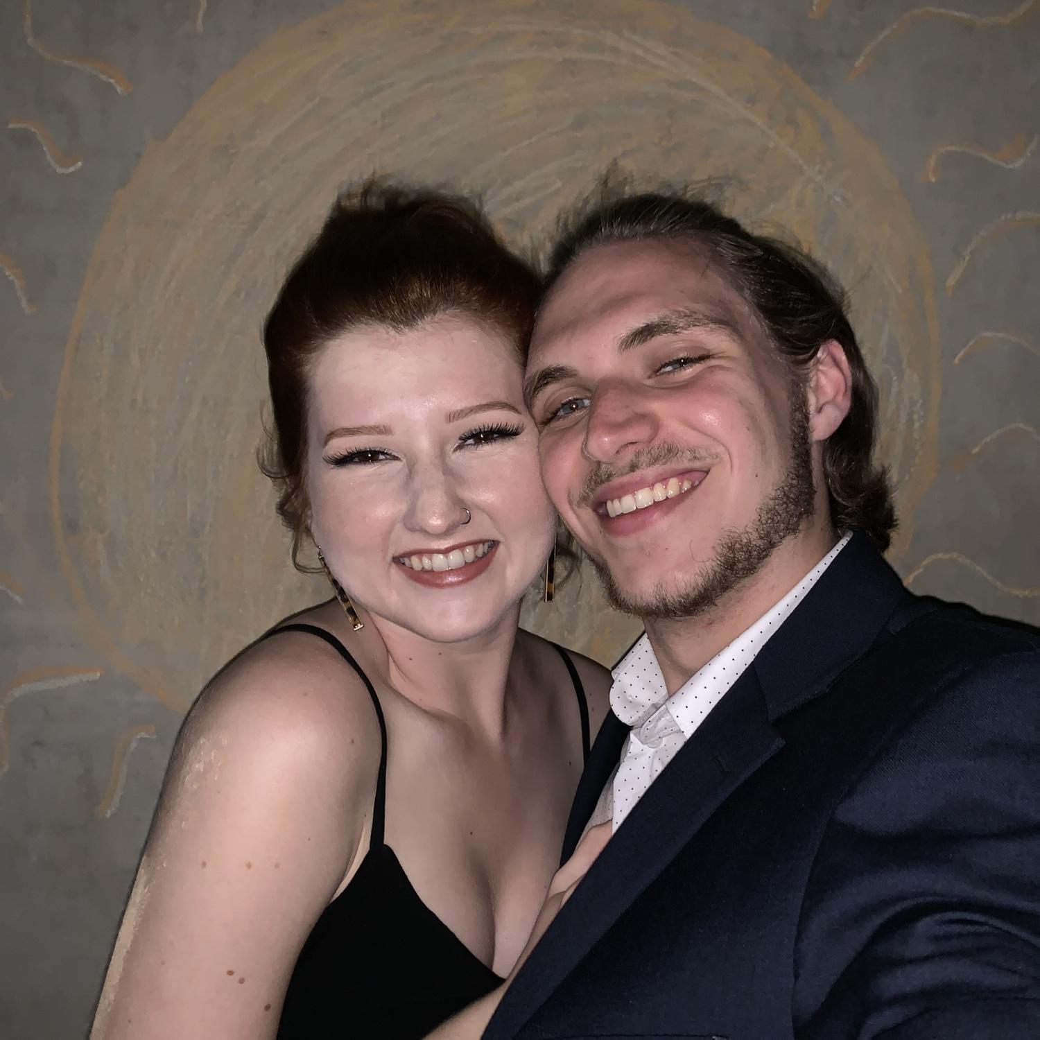 Rooftop of our favorite parking garage overlooking College Station, September 2019