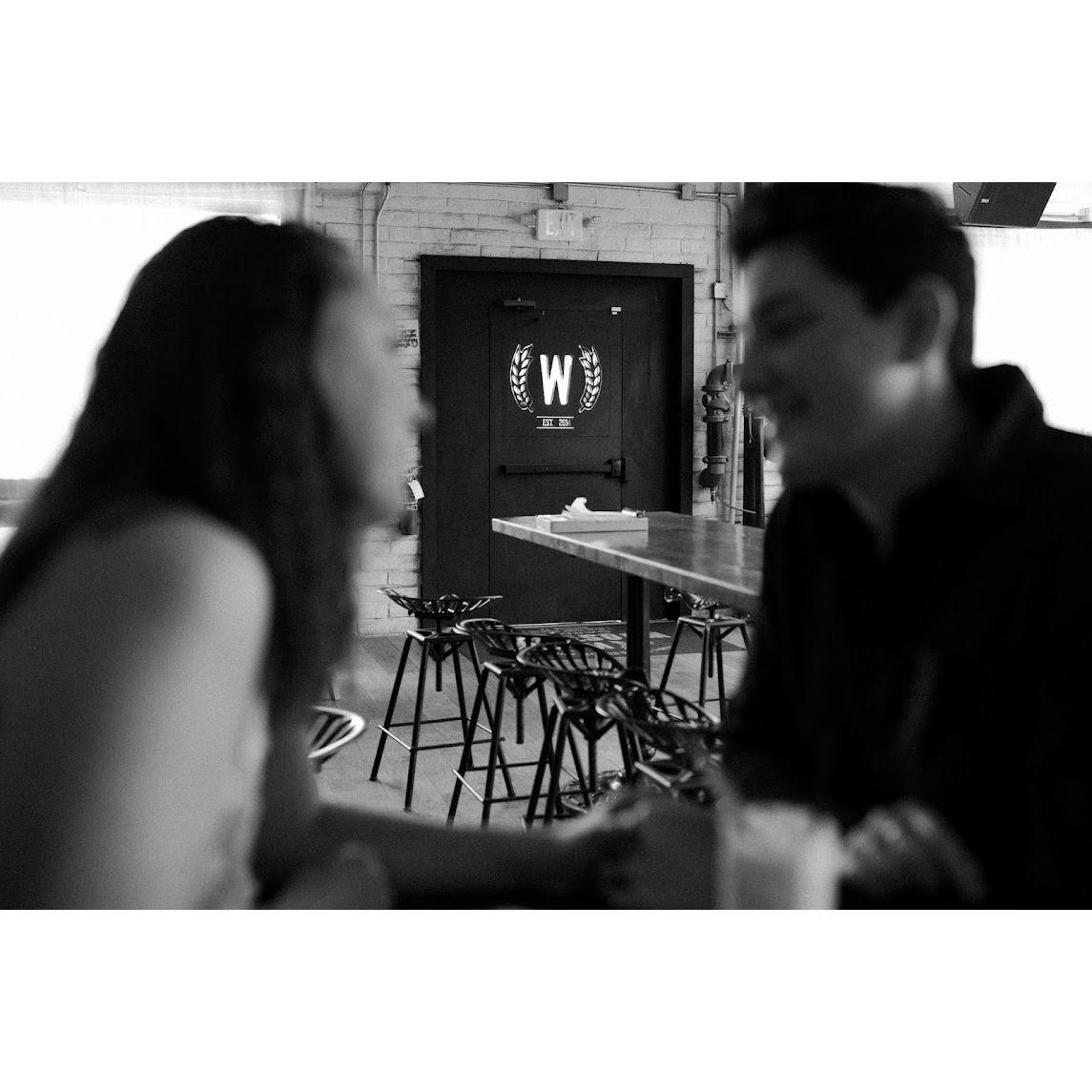 Woosters is our favorite bar in Houston where we did a part of our engagement photoshoot.