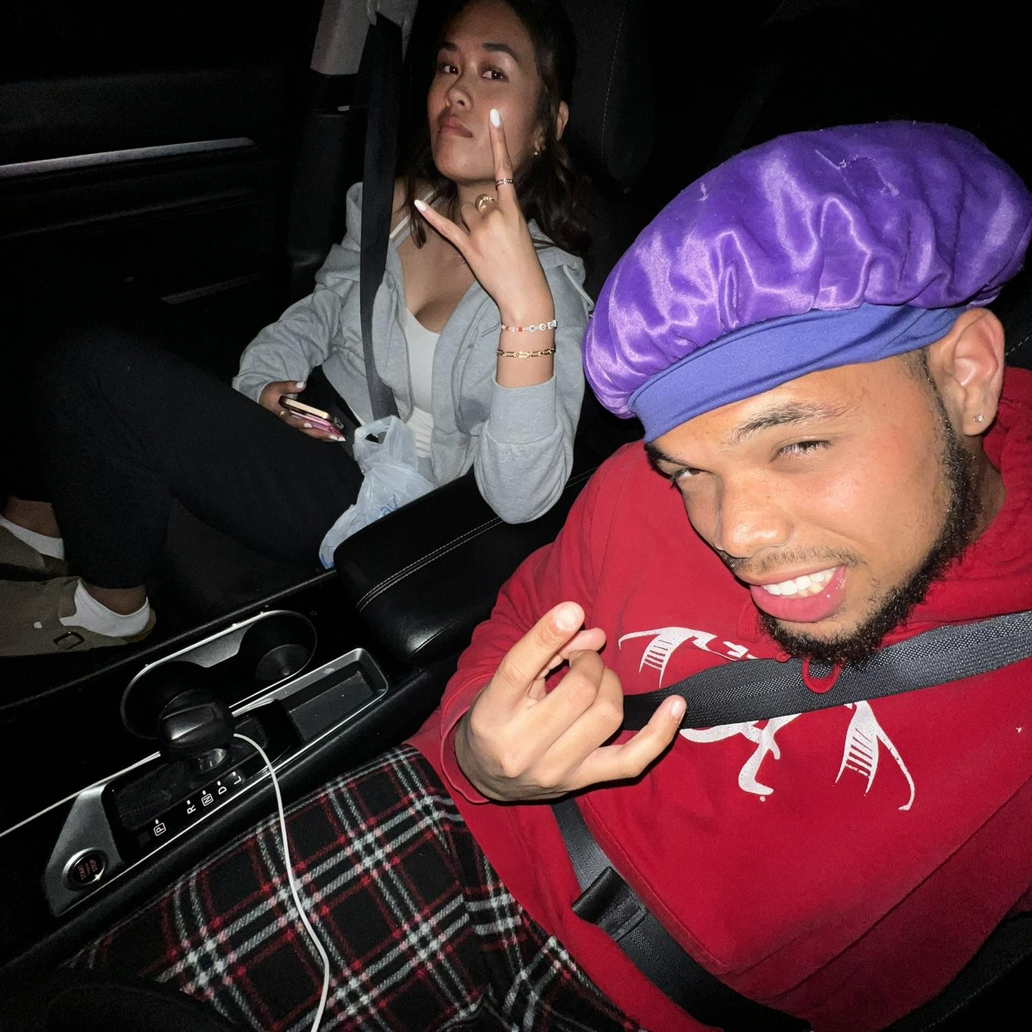 The night that Brenen picked Alexia up from the airport, and they talked for hours. Marking the start of their close friendship!