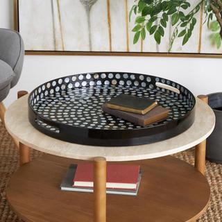 Coastal Dotted Decorative Tray