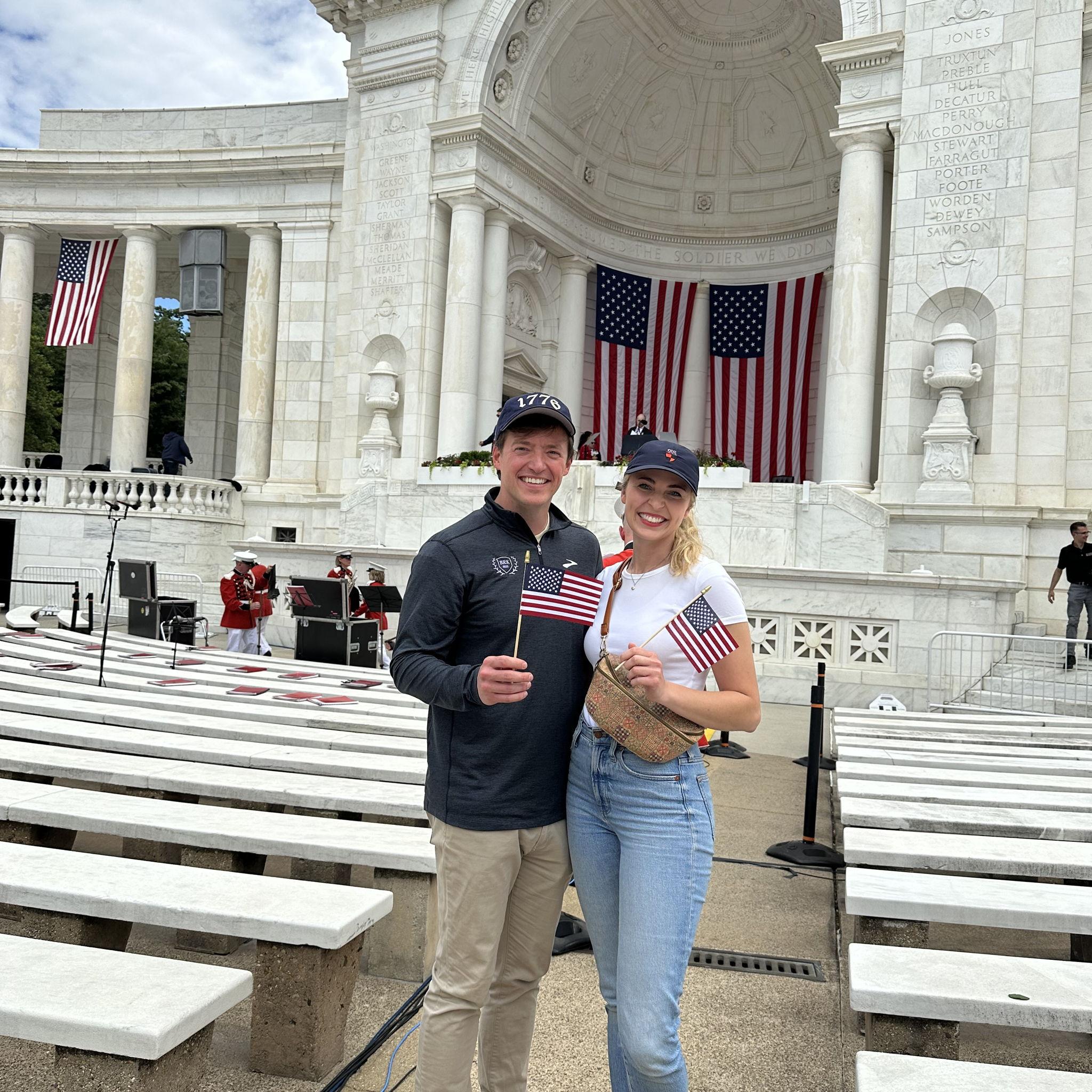 Memorial day listening to the President