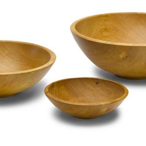 Wooden Bowl - Cherry 17"