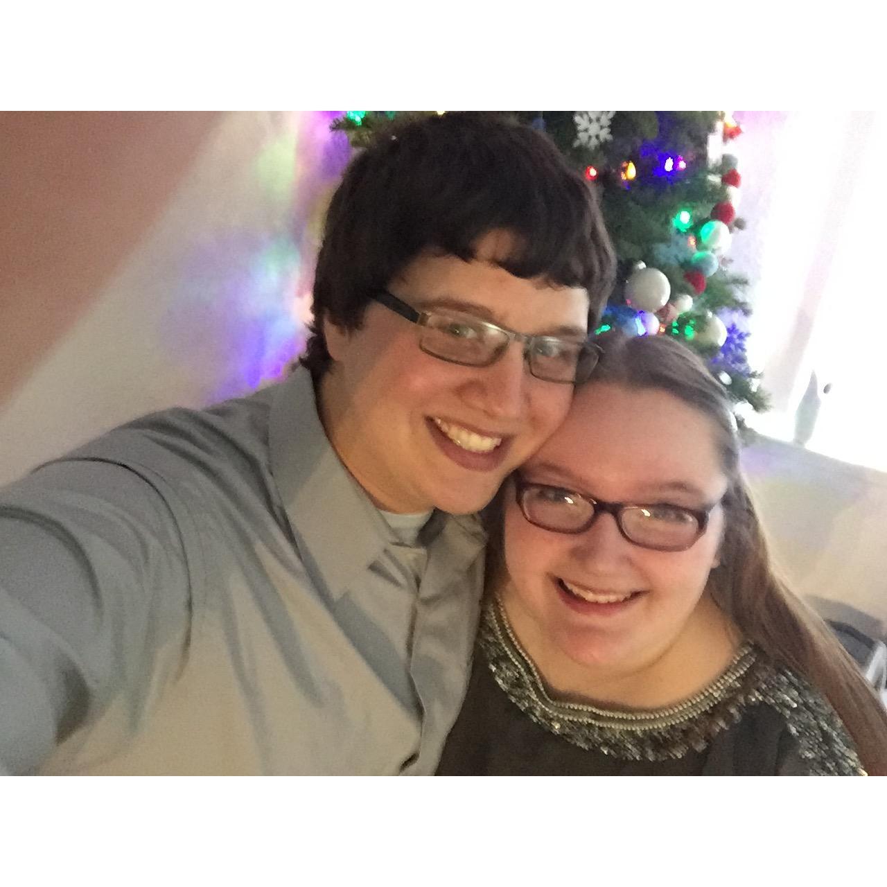 Our First Christmas Card Photo