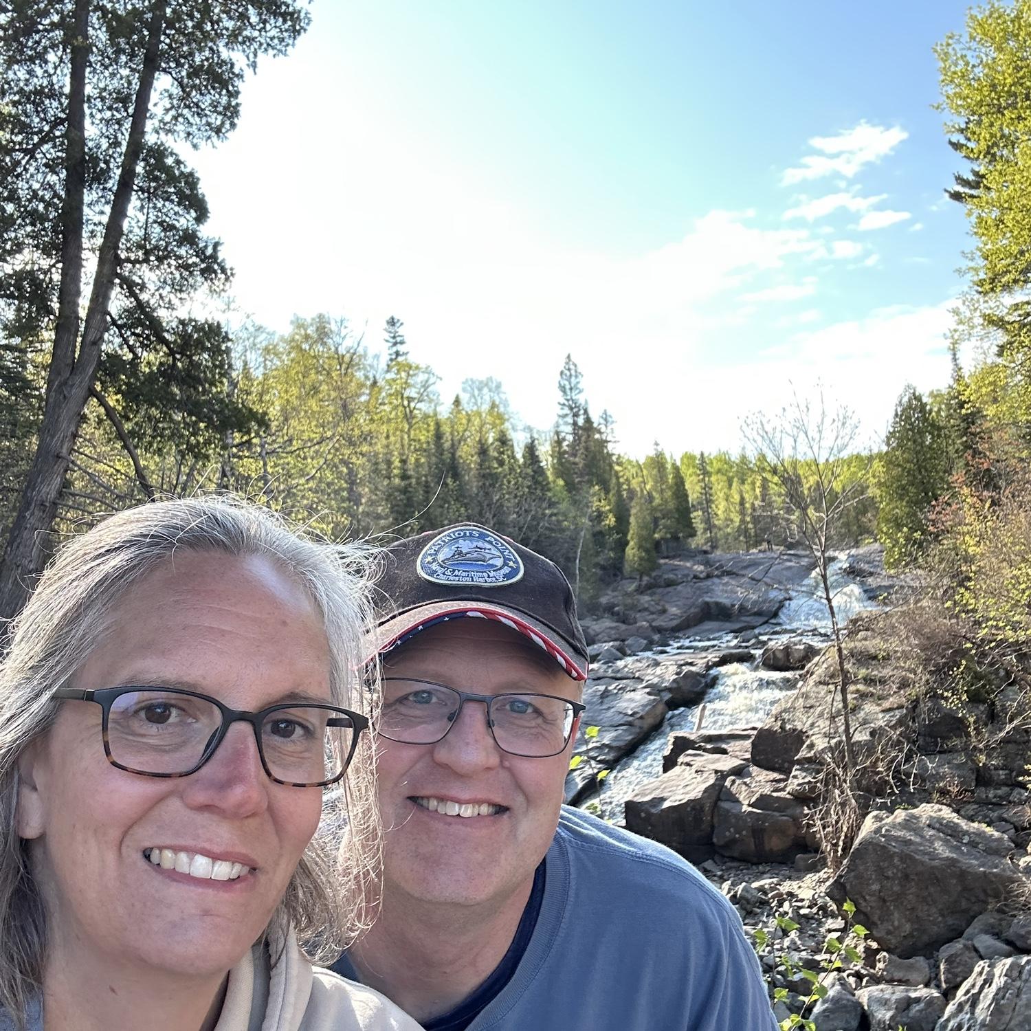 Waterfall on the North Shore in Beaver Bay.