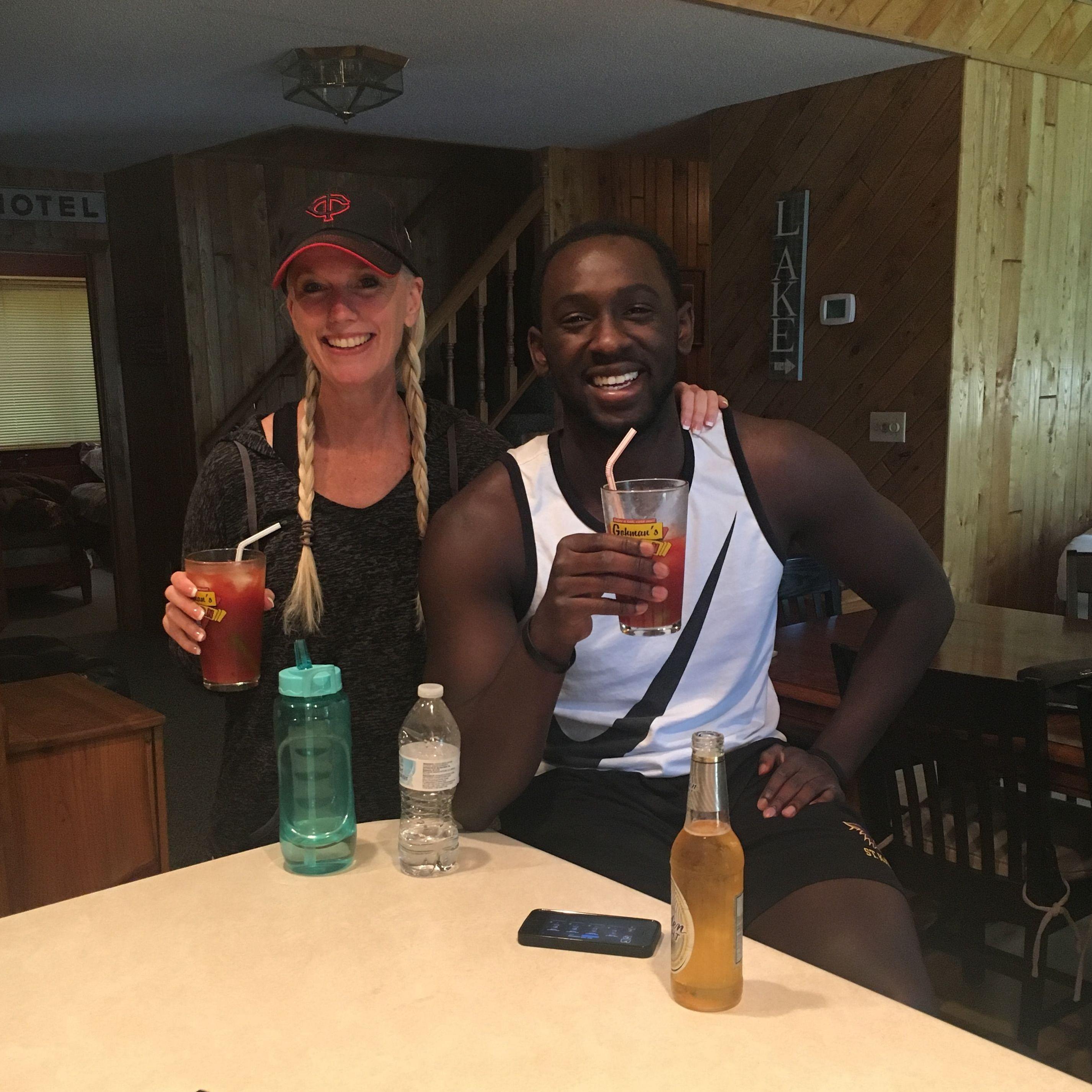 Joining Maya's family, Dre has become accustomed to cabin weekend with the Gohmans.