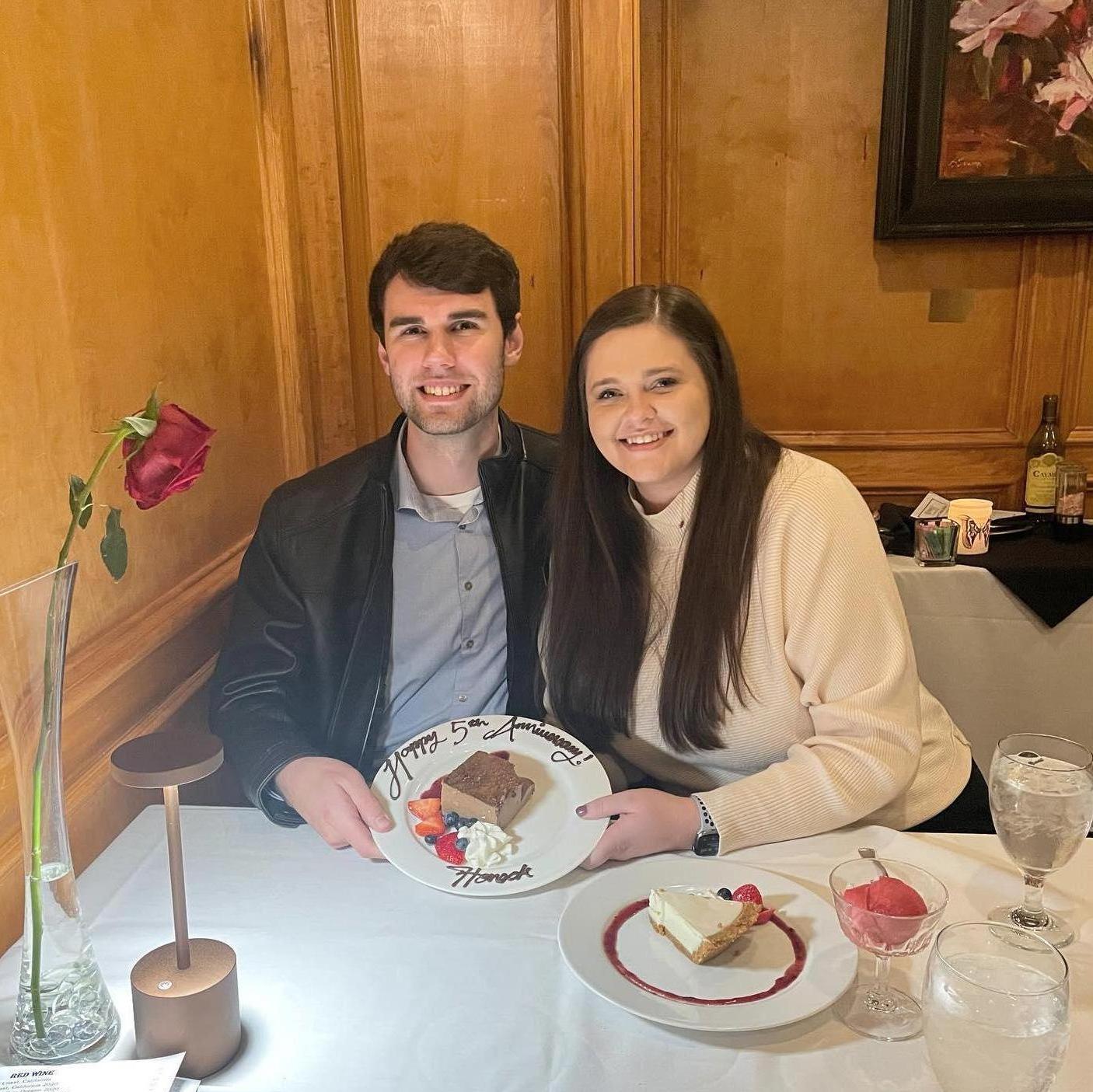 Our 5 year anniversary dinner at Arthur's Steakhouse!