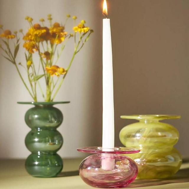 Bolla Vase & Candle Holders Set