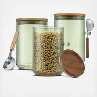 Holden 6-Piece Stackable Storage Canister & Scoop Set