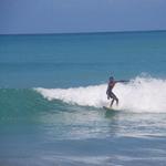 Surfing at Playa Bonita