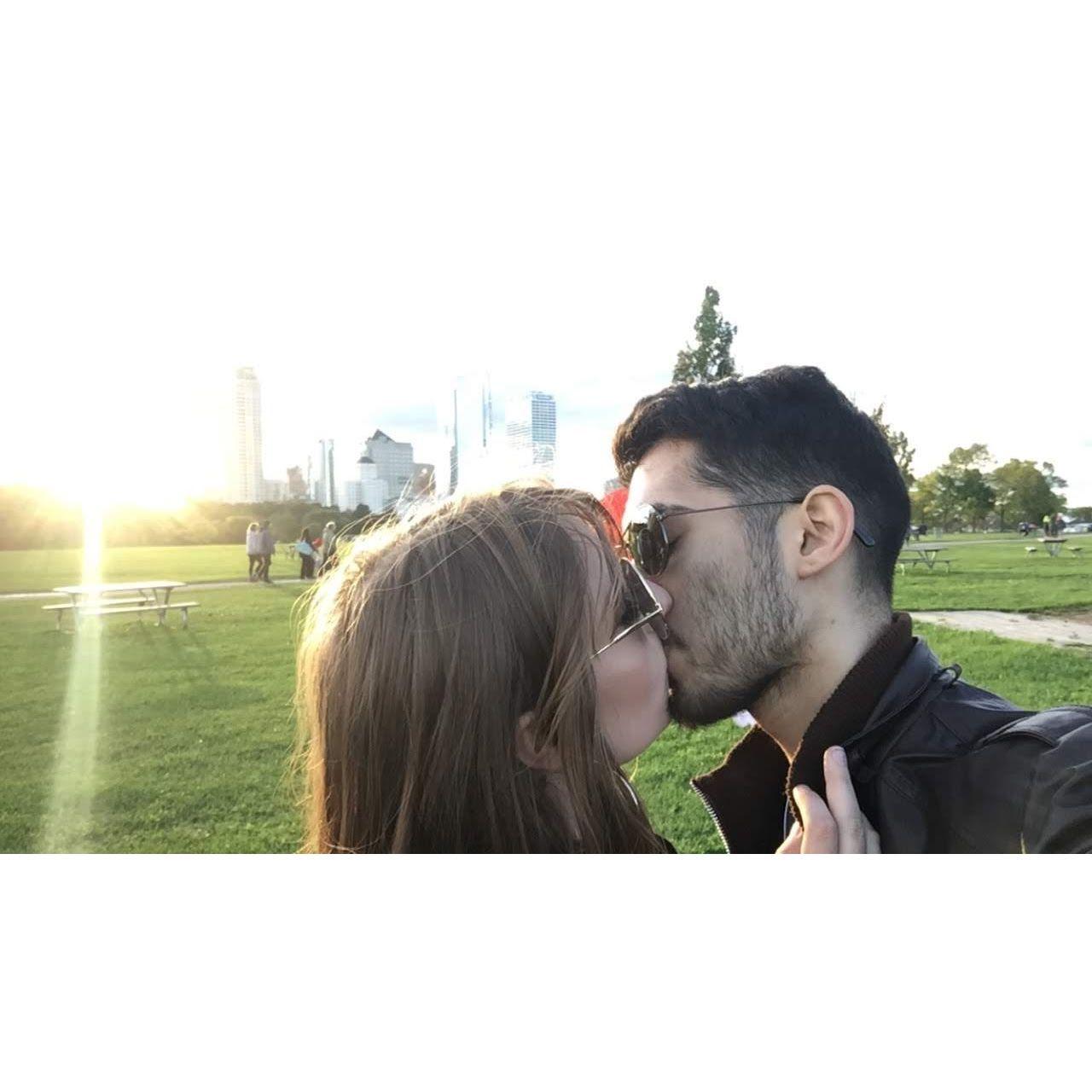 Another one from the art museum, the sunshine felt so nice. Being with him feels like that summer sun