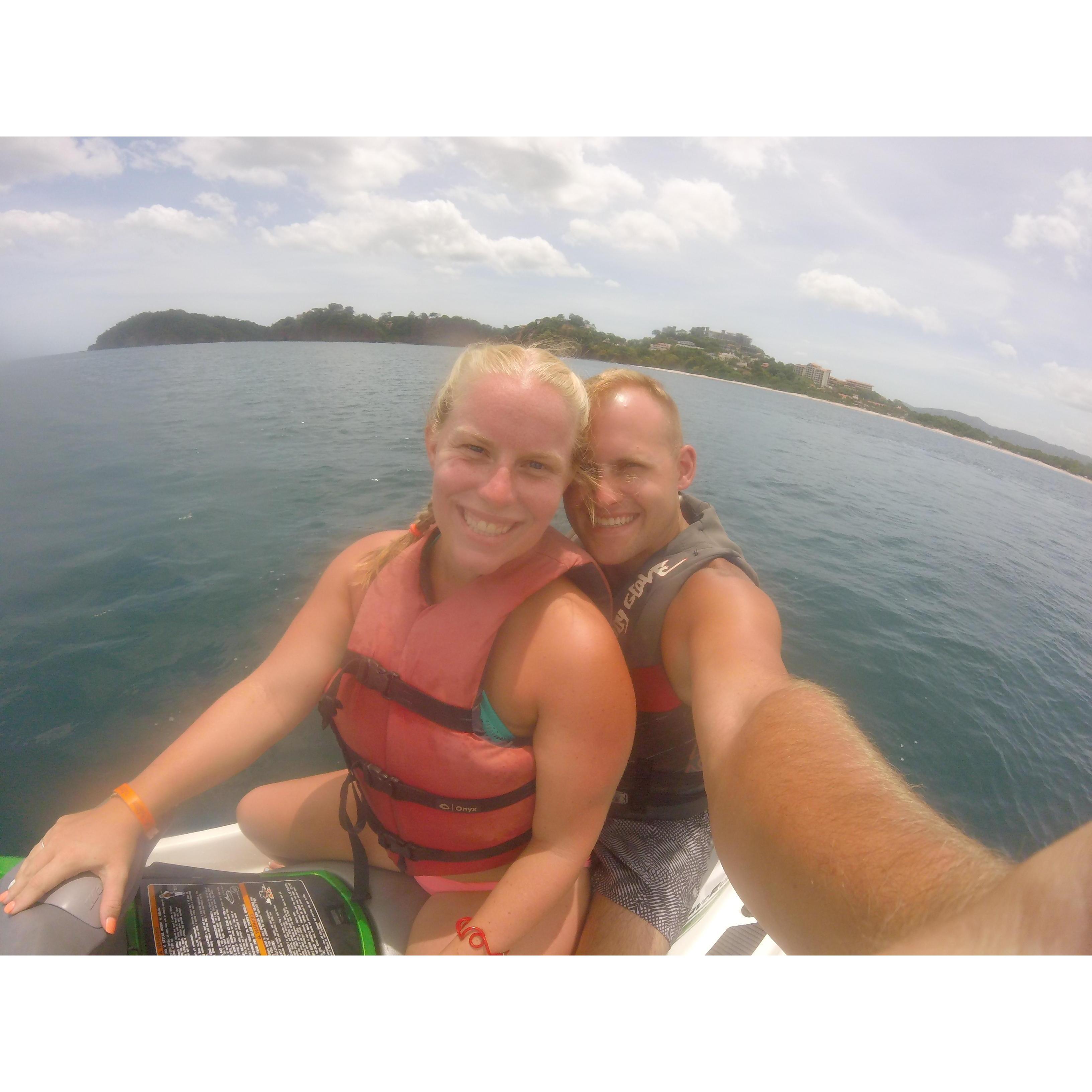 Jet skiing in Costa Rica!