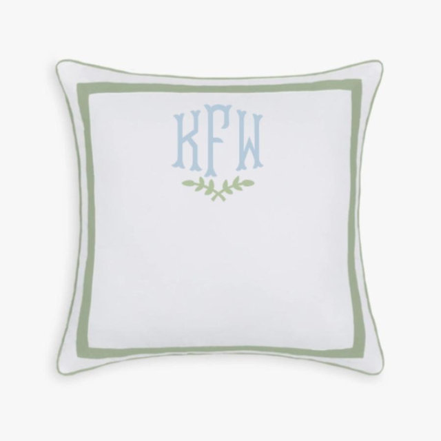 Banded Euro Pillow Sham