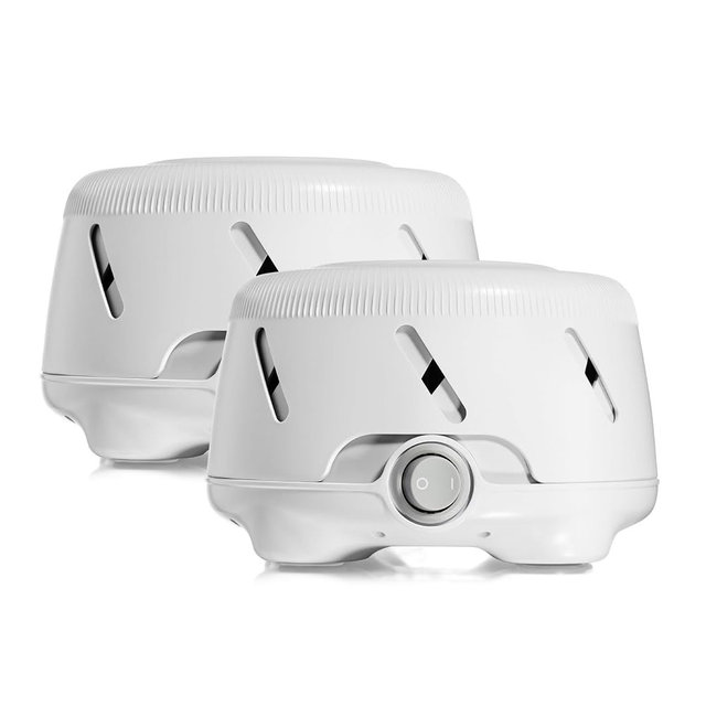 Yogasleep Dohm Uno 2 Pack White Noise Sound Machine, Real Fan Inside for Non-Looping White Noise, Sleep Aid, Office Privacy & Meditation for Adults & Baby, Registry Gift (White)