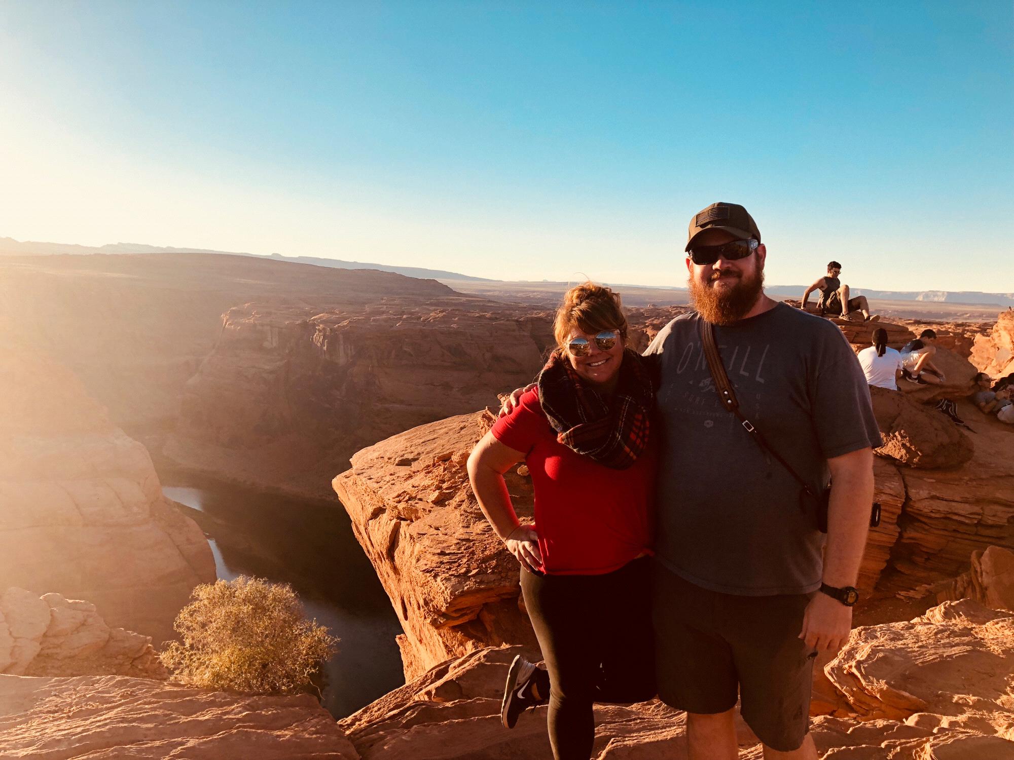Horse shoe bend scary awesome