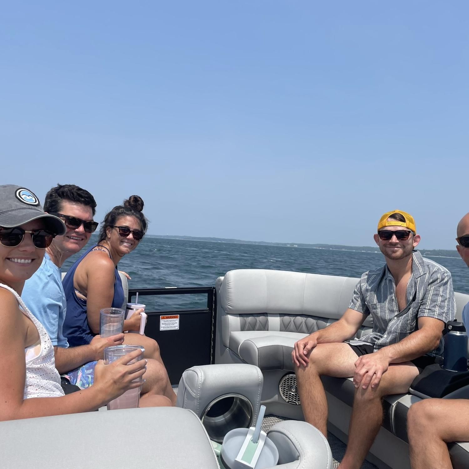 Hilton head friends visit us in Charlevoix!