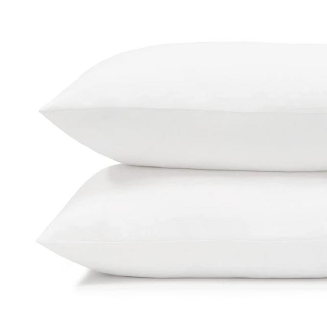 Jennifer Adams 2 Piece Pillowcase (White, Standard)