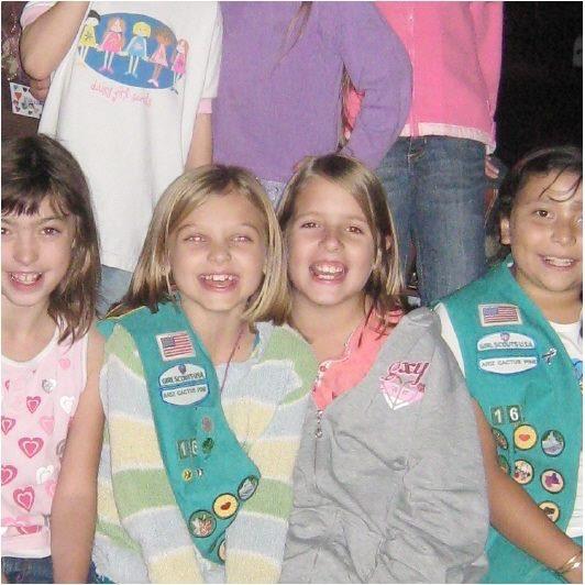 Me & Tay in Girl Scouts when we were babies!