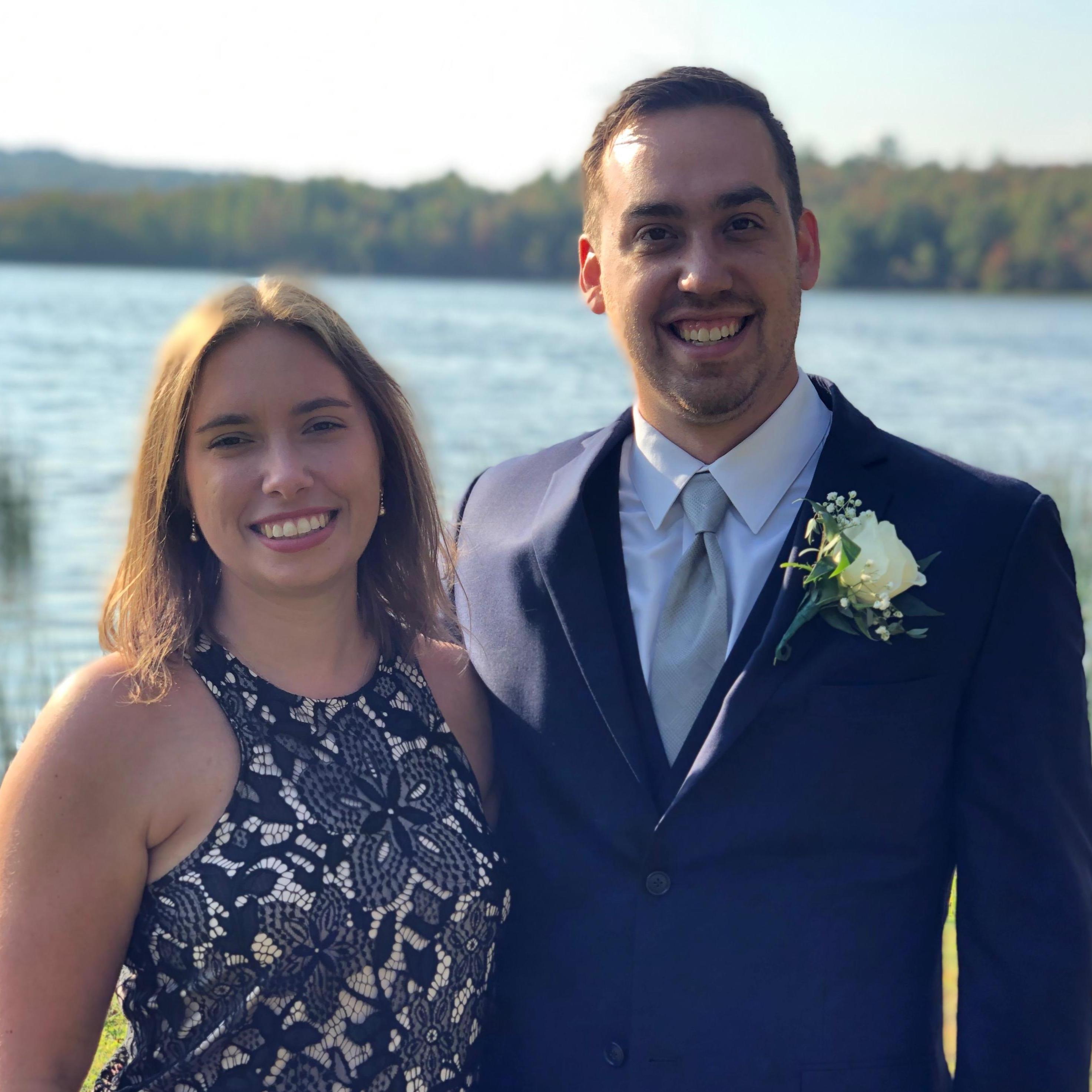 We love getting to be fancy for all our friends weddings!