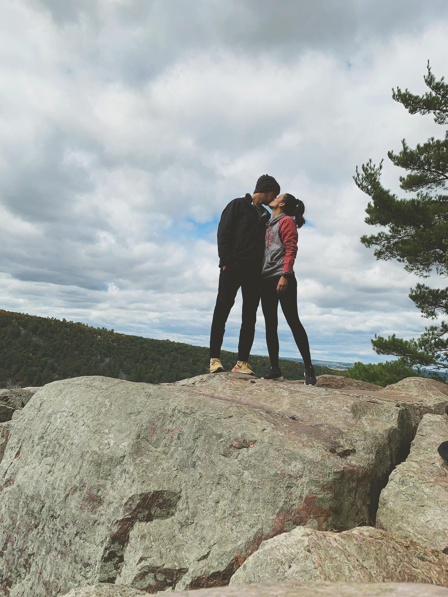 Zach’s birthday at Devil’s Lake State Park!