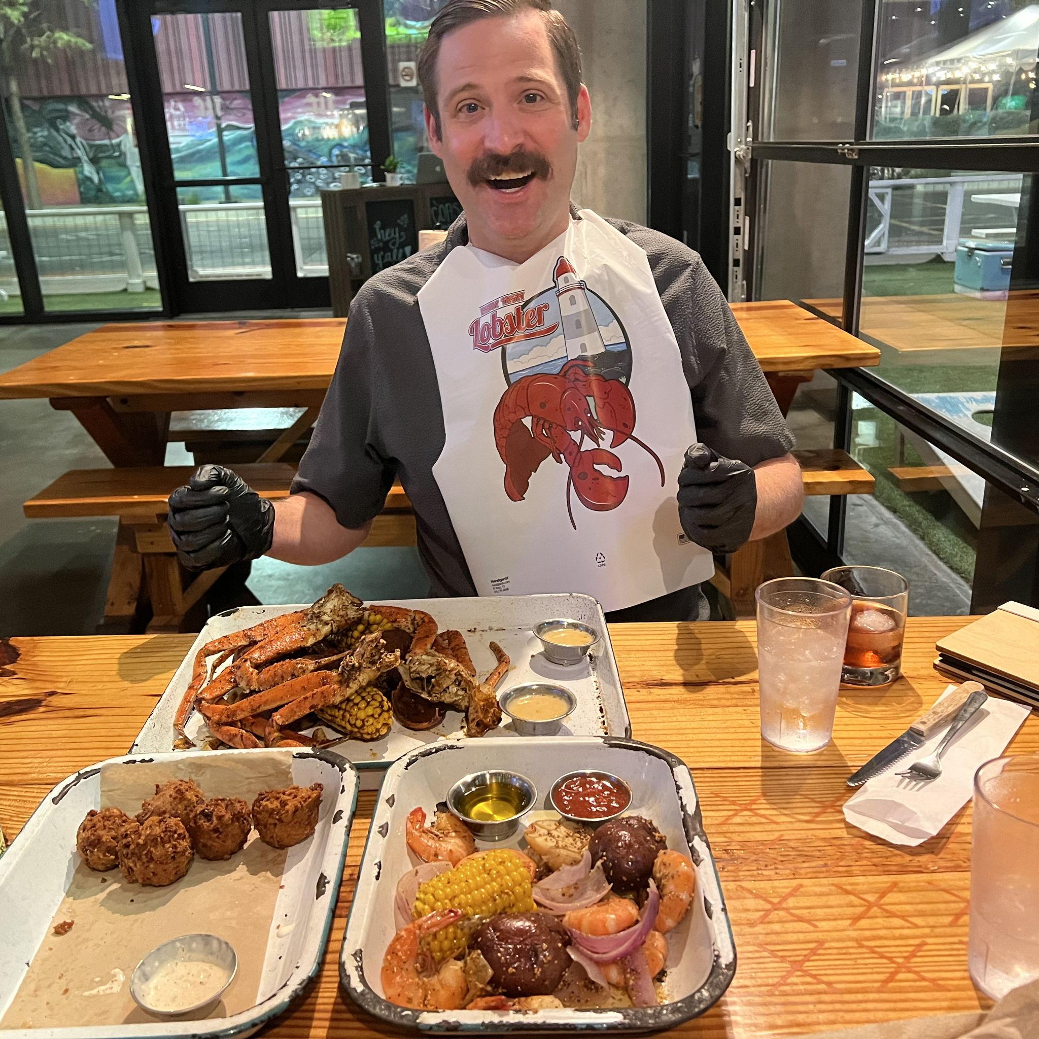 Will never say no to crab legs!