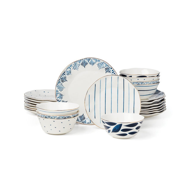 Lenox Blue Bay 24 Pc. Dinnerware Set, Service for 8