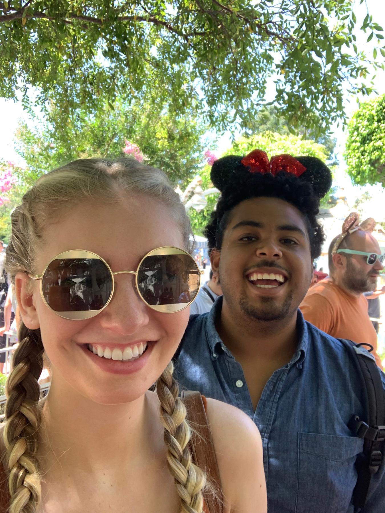 You know I'm gonna smile when the Disneyland trip is free. - Gus