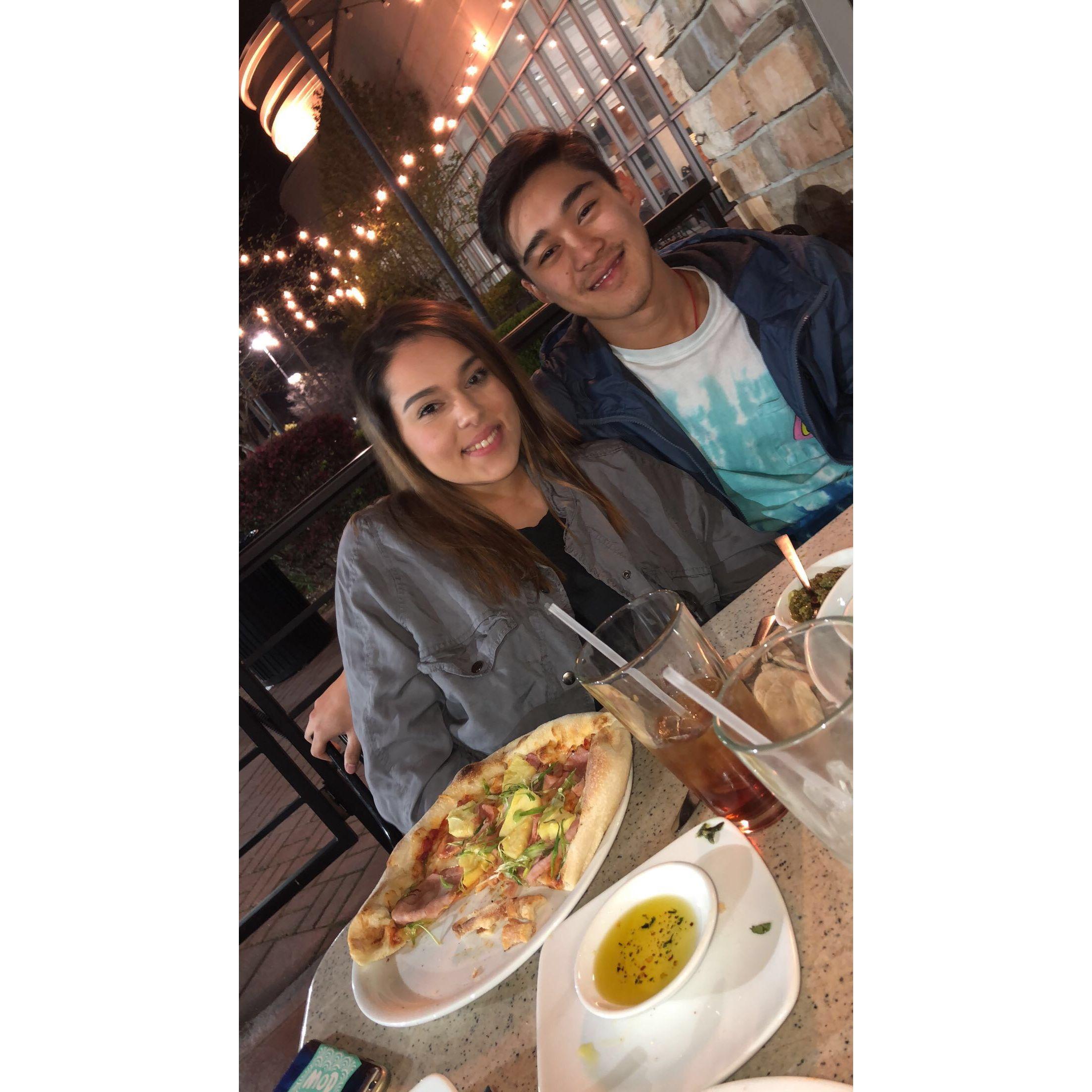 First time out as a couple