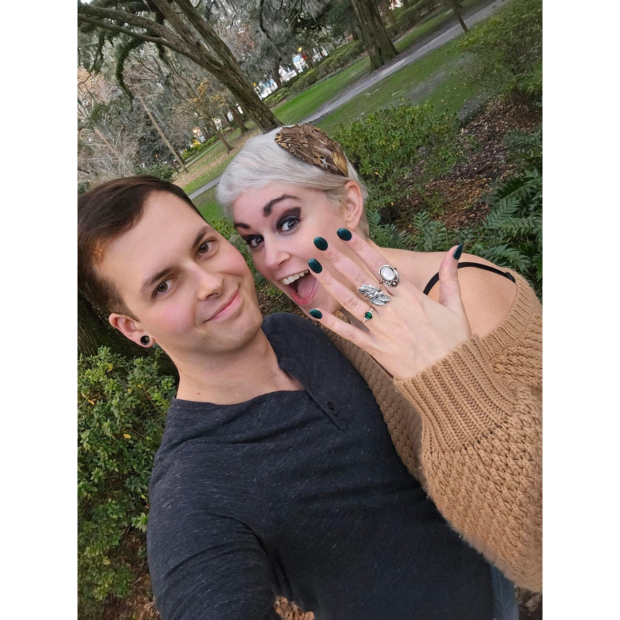 I said "I do!" on December 27th, 2023 in Savannah, GA