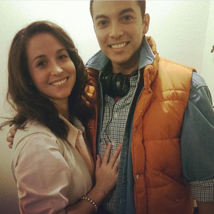 Marty McFly and Jennifer Parker