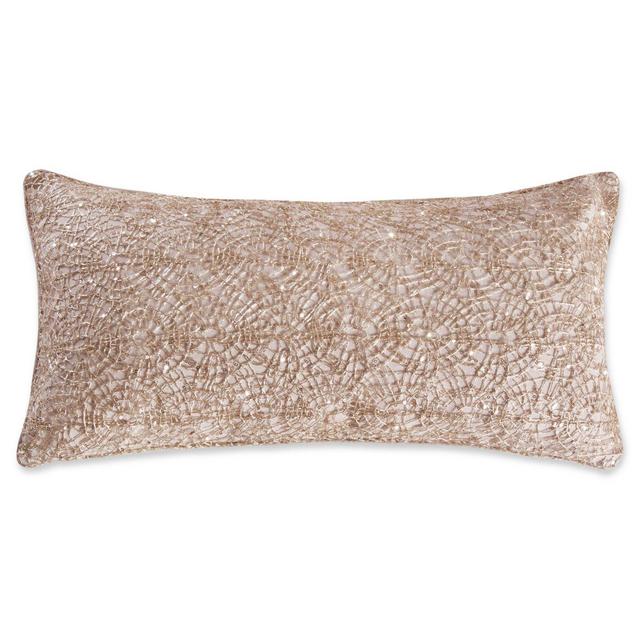 Levtex Home Avery Gold Overlay Oblong Throw Pillow