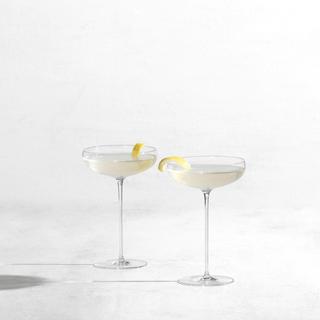 Handmade Ciero Coupe Martini Glass, Set of 2