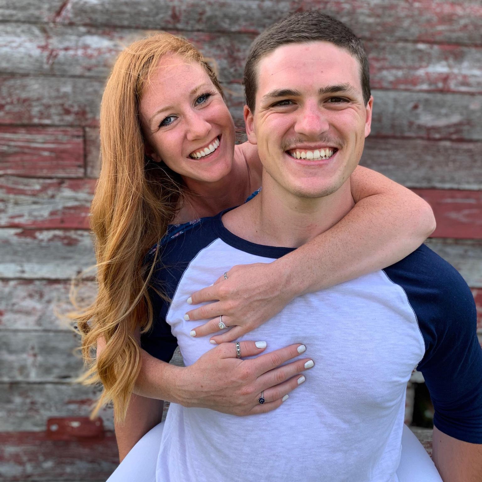Picture to announce our engagement