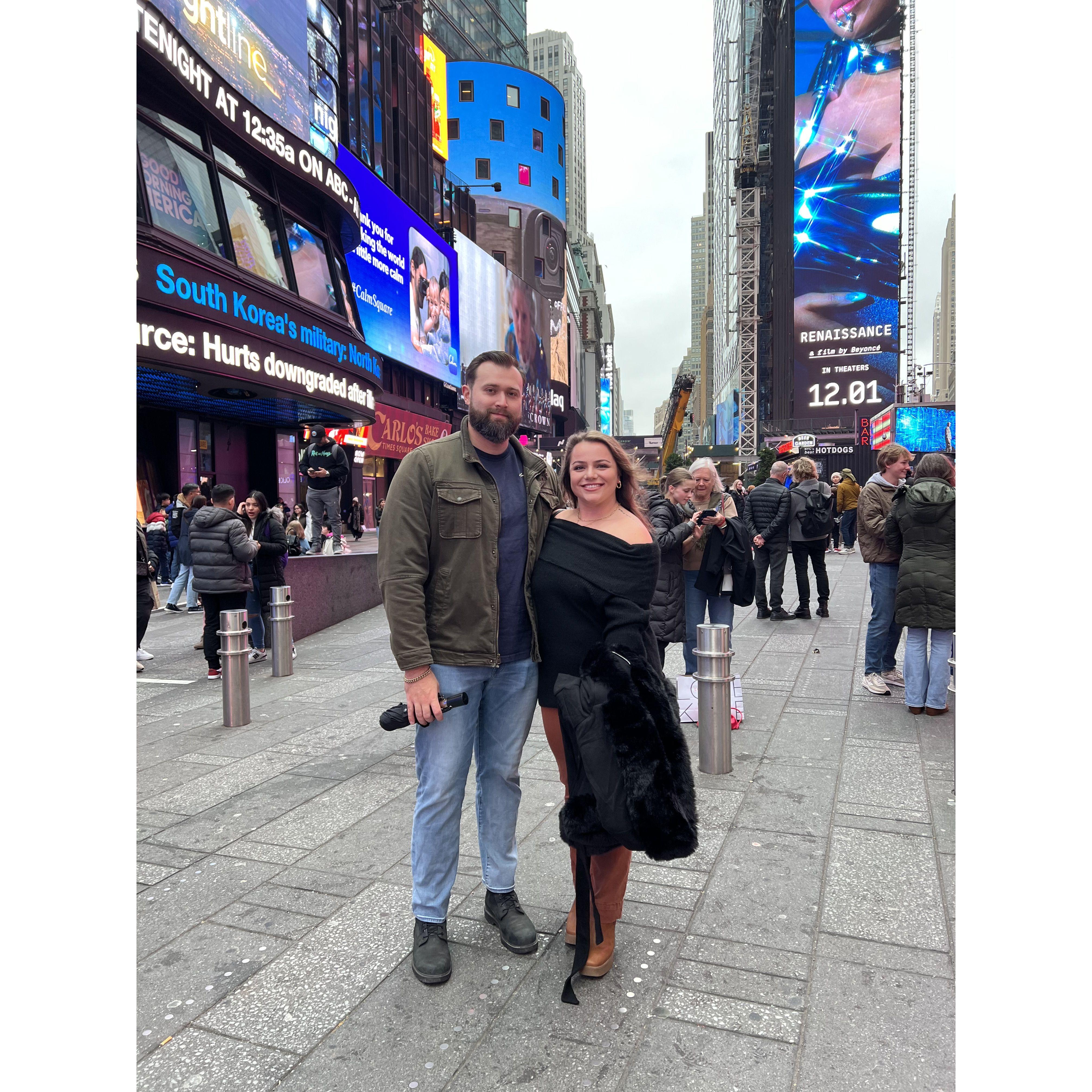 Times Square, NYC ~ December 2023