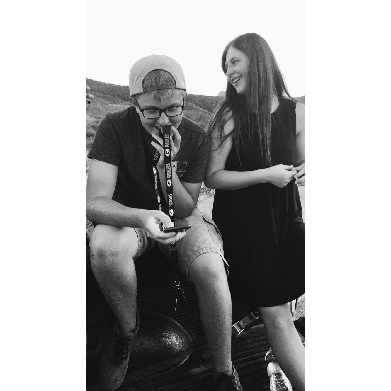Our first week together as a couple. 7/7/2016