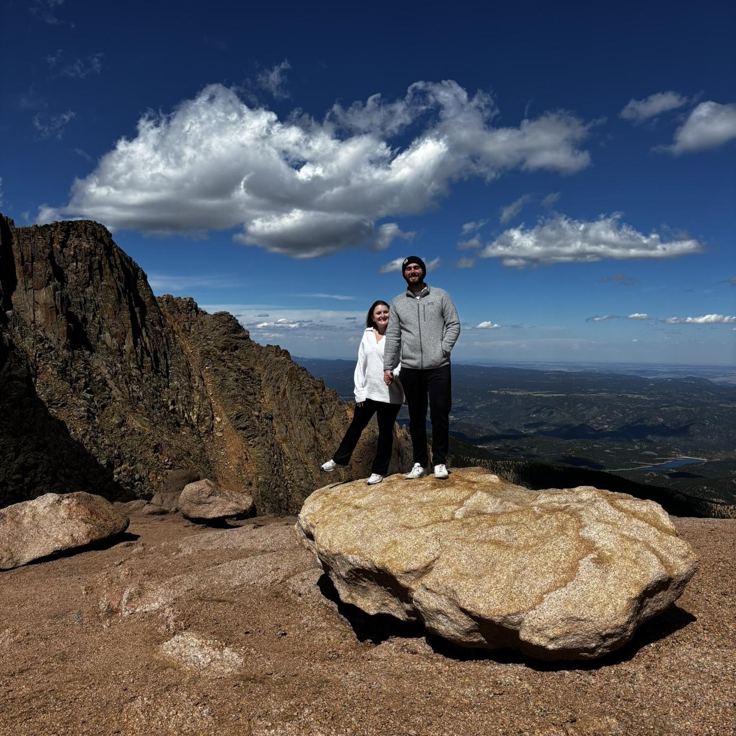 September 15th, 2025: Over a year together in Dallas, we were having a blast! This was taken at Pike's Peak in Colorado Springs on a vacation with my family!